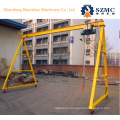 Mini Gantry Portal Crane 1ton 2ton 3 Ton Wide Use